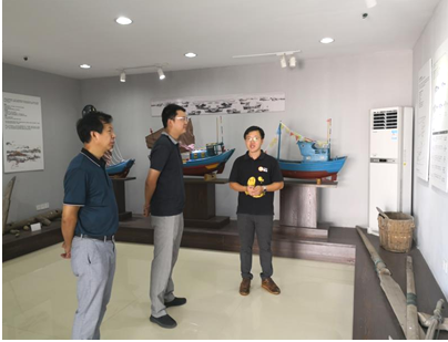 蕉城区伍银多副区长调研核心区重点企业