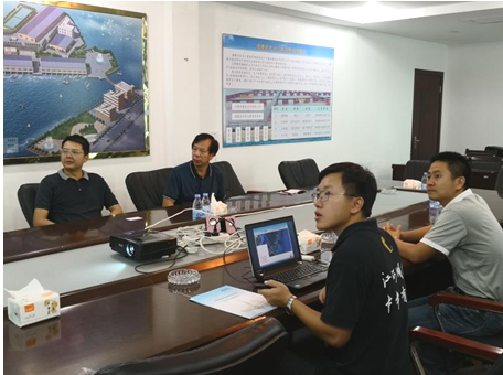 蕉城区伍银多副区长调研核心区重点企业