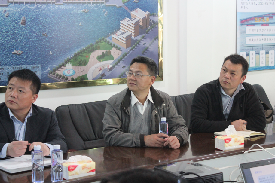 闽江学院海洋研究院陈建明副院长一行莅临公司指导